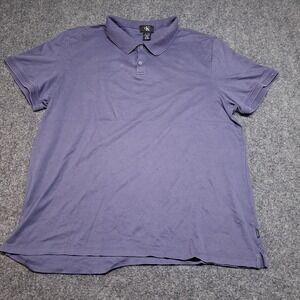 Calvin Klein‎ Mens Classic fit Short Sleeve Polo Shirt XLarge Light Purple Solid